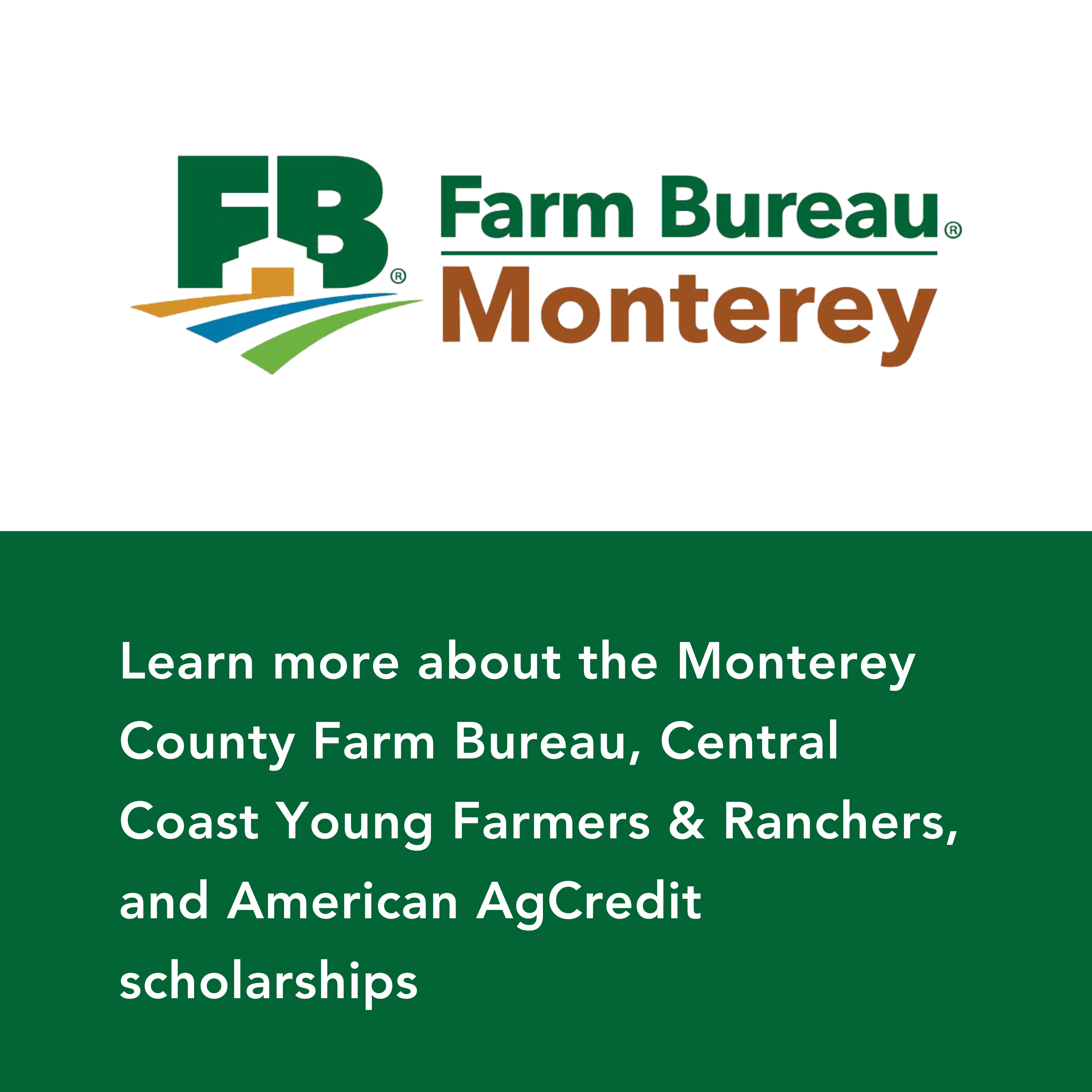 Learn more about Monterey County Farm Bureau scholarships