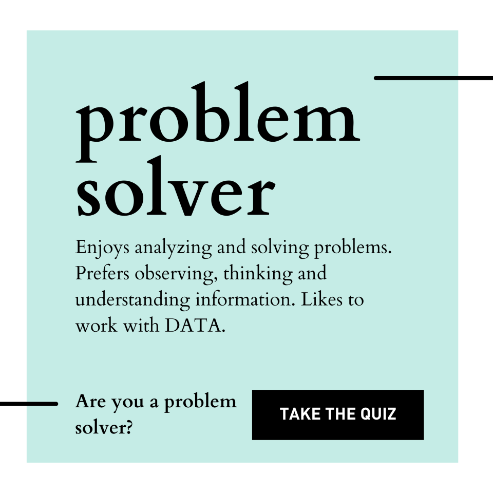 Are you a problem solver?